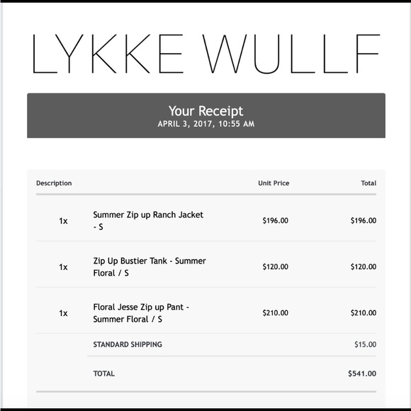Lykke Wullf 3 piece set SIZE SMALL - Picture 6 of 7